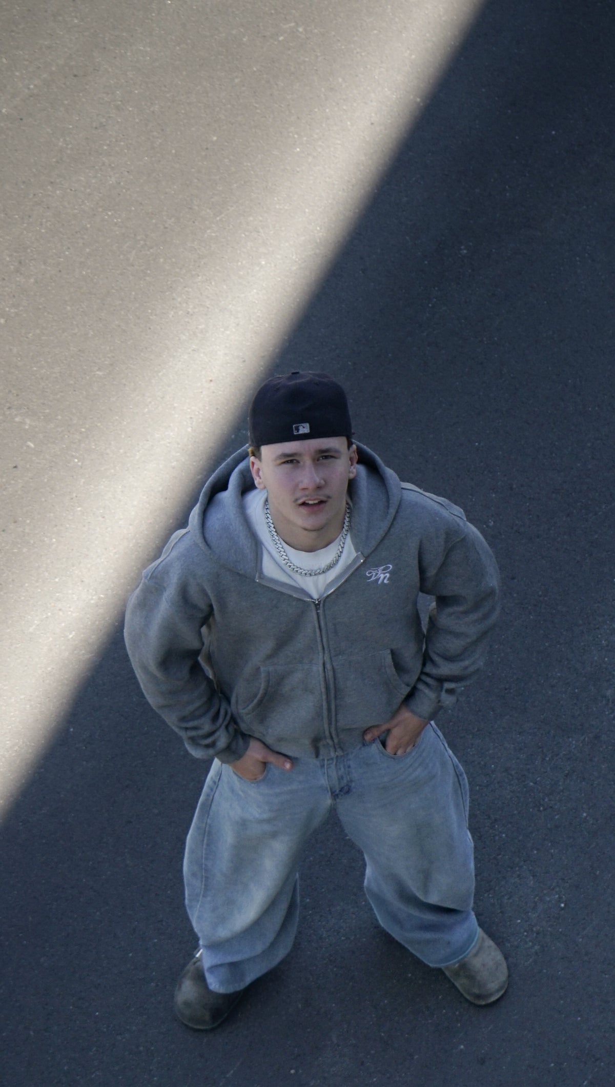 Hoodie a zip